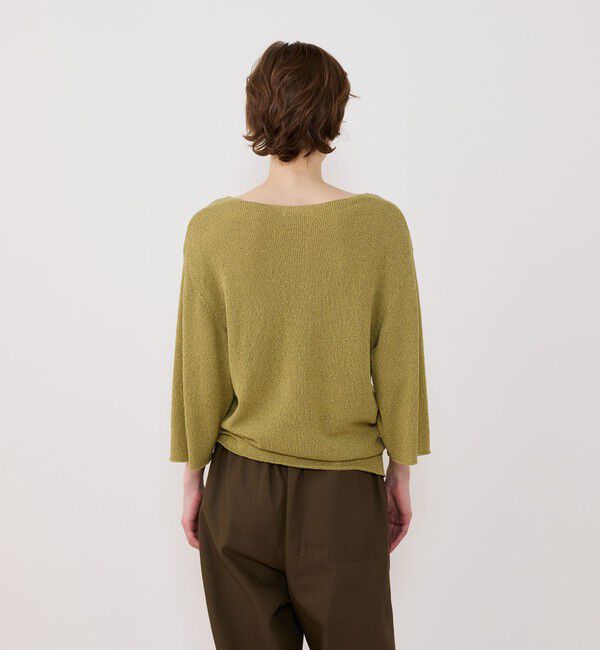 GALERIE VIE「ペーパーウール ラウンドネックプルオーバー」|ニット・セーター|