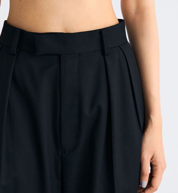 Edition「Super160's ウールツイル 2タックワイドスラックス」|スラックス|