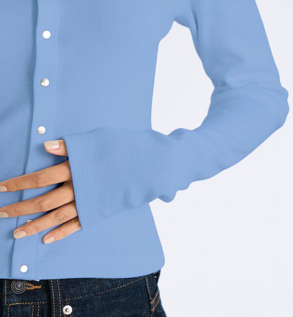 Edition「コットンモダールフライス カーディガン」|カーディガン|