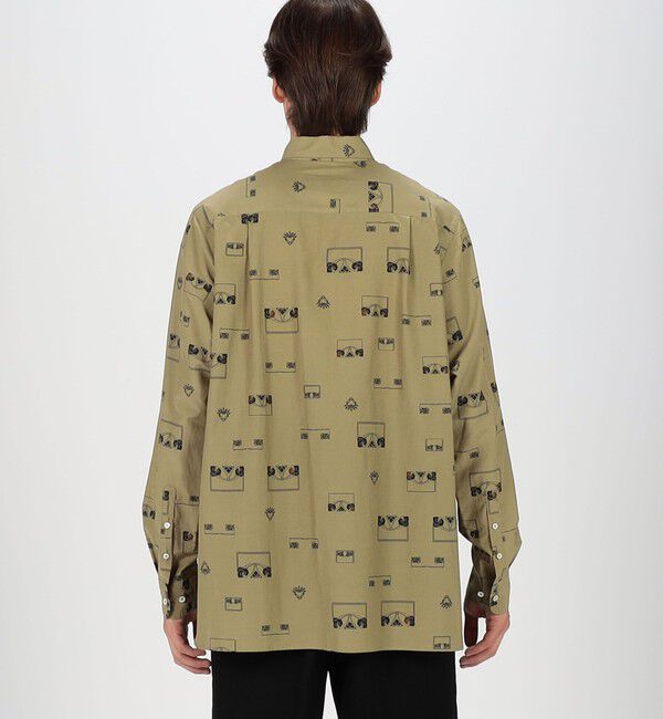 TOMORROWLAND MENS「コットンシルクプリント ロングスリーブシャツ」|シャツ・ブラウス|