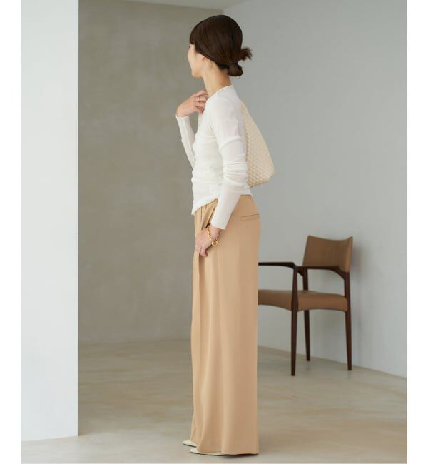 Plage「les Tendre easy care スラックス」|スラックス|