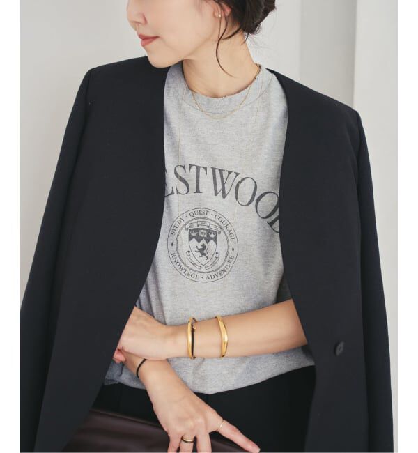 Plage「JOHNBULL / ジョンブル 別注 PRINT TEEシャツ」|Tシャツ・カットソー|グレーA