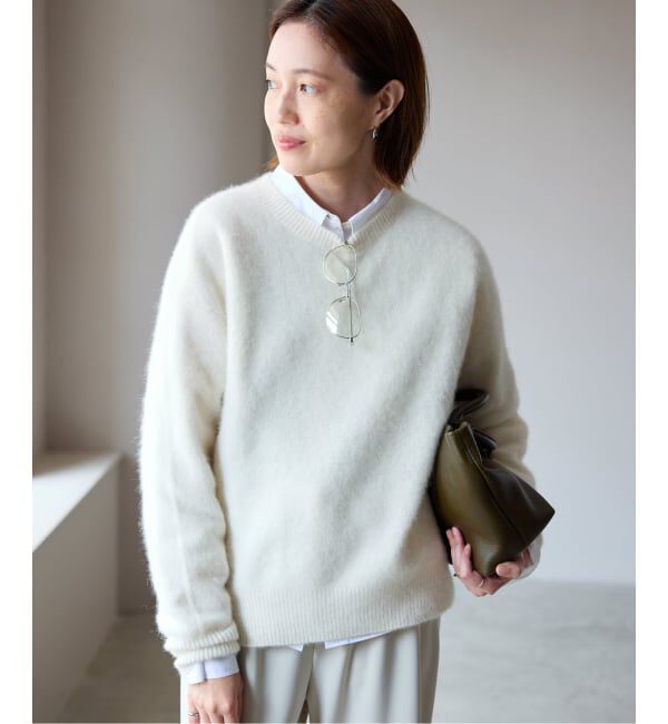 SLOBE IENA「フォックスアルパカプルオーバー」|ニット・セーター|