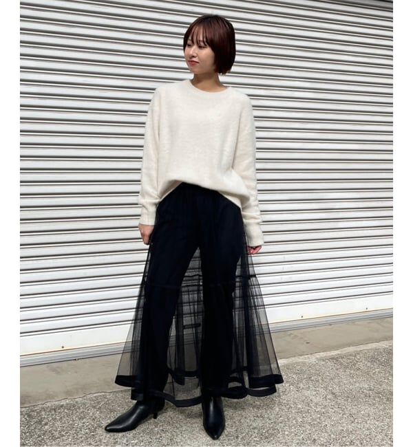 SLOBE IENA「フォックスアルパカプルオーバー」|ニット・セーター|