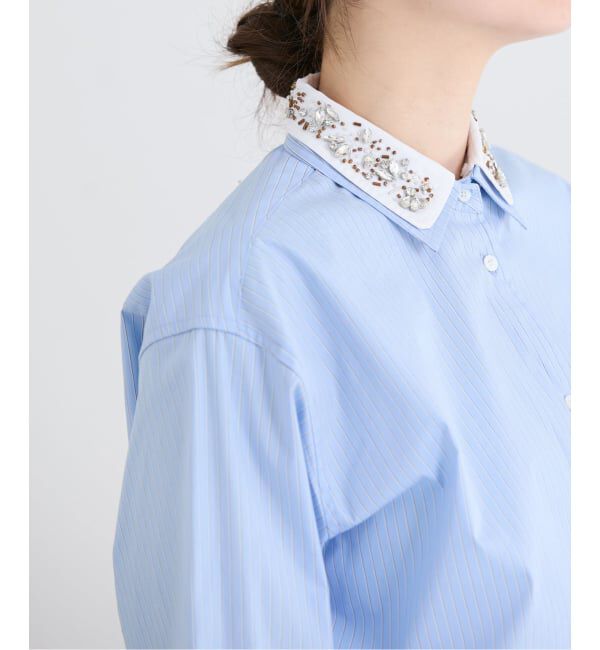 IENA「2wayビジュークレリックシャツ」|シャツ・ブラウス|