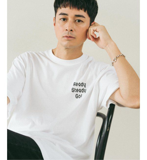 EDIFICE「Ready Steady Go! / レディーステディゴー 別注 プリント Tシャツ」|Tシャツ・カットソー|