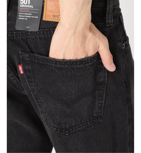 EDIFICE「《再予約》LEVI&rsquo;S(R)/リーバイス(R) 別注 BIG E 501(R) BLACK L30」|デニム|