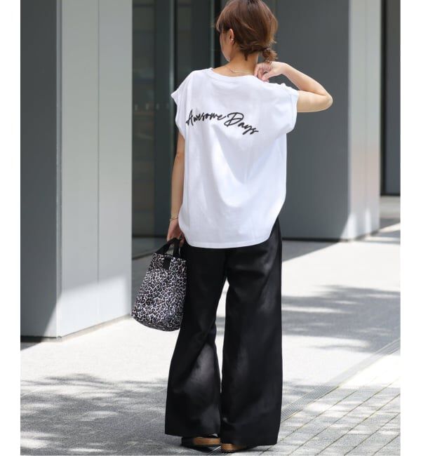 JOURNAL STANDARD relume「《追加3》刺繍ロゴフレンチTEE」|Tシャツ・カットソー|