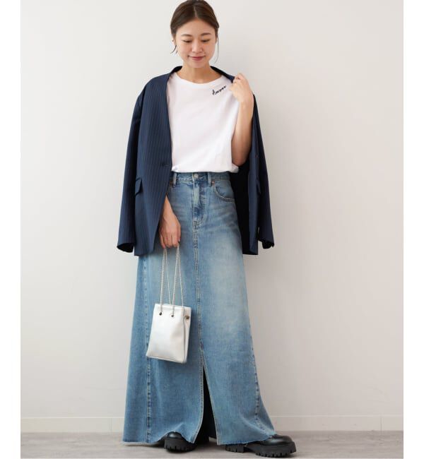 JOURNAL STANDARD relume「《追加3》刺繍ロゴフレンチTEE」|Tシャツ・カットソー|