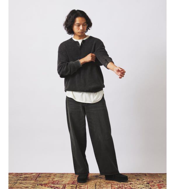 JOURNAL STANDARD relume「クラフト デニム ワイド ストレート パンツ」|デニム|