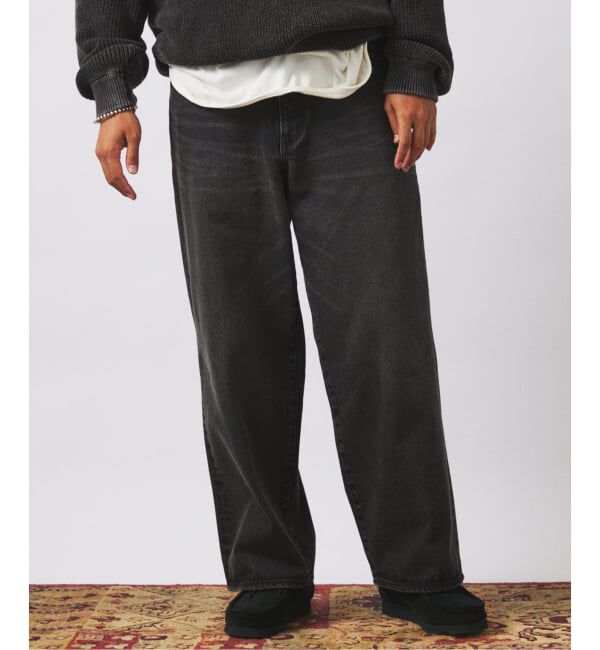 JOURNAL STANDARD relume「クラフト デニム ワイド ストレート パンツ」|デニム|
