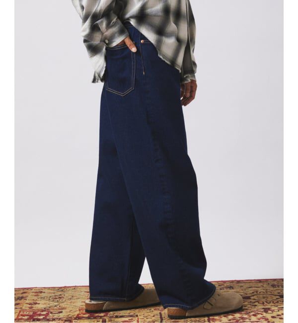 JOURNAL STANDARD relume「クラフト デニム ワイド ストレート パンツ」|デニム|