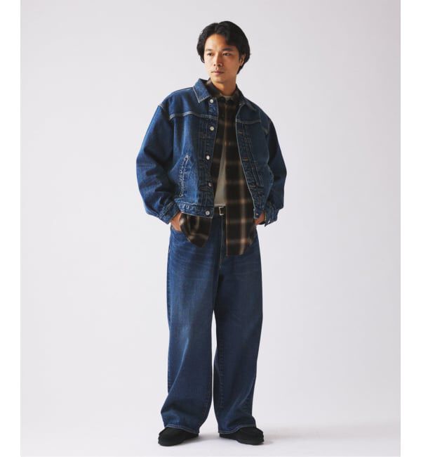 JOURNAL STANDARD relume「クラフト デニム ワイド ストレート パンツ」|デニム|