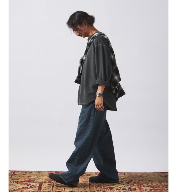 JOURNAL STANDARD relume「クラフト デニム ワイド ストレート パンツ」|デニム|