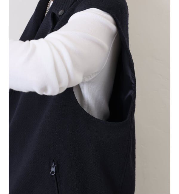 journal standard luxe「MIXツィードライダースベスト」|ダウンベスト・ベスト|