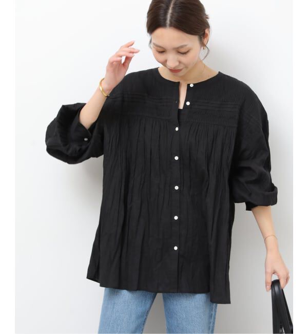 JOURNAL STANDARD relume「［26SS新作］コットンボイルクリンクルピンタックブラウス」|シャツ・ブラウス|