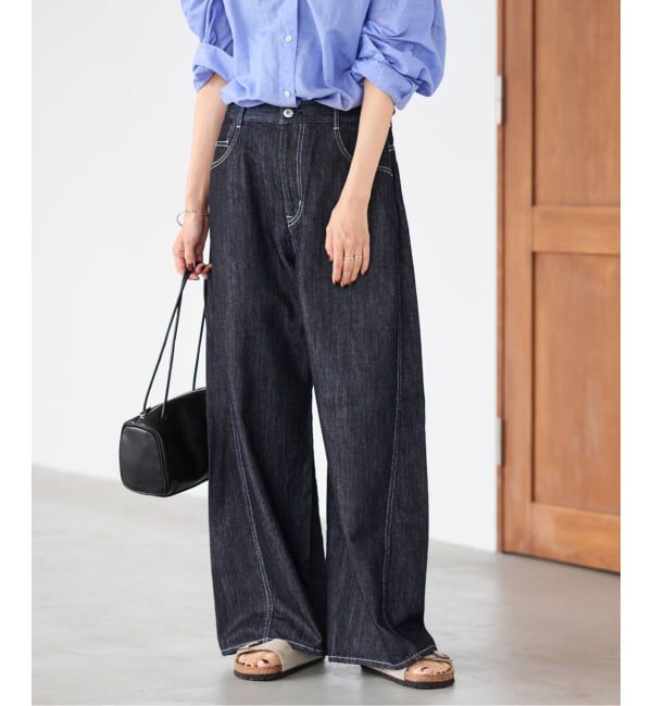 FRAMeWORK「バレルフォルムデニムパンツ」|デニム|