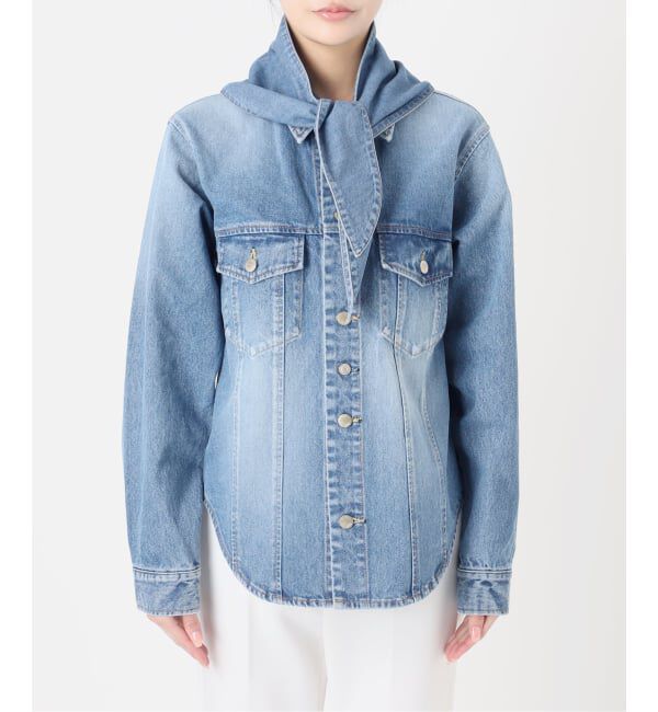 NOBLE「SERGE/サージ SCARF DENIM JACKET」|その他|