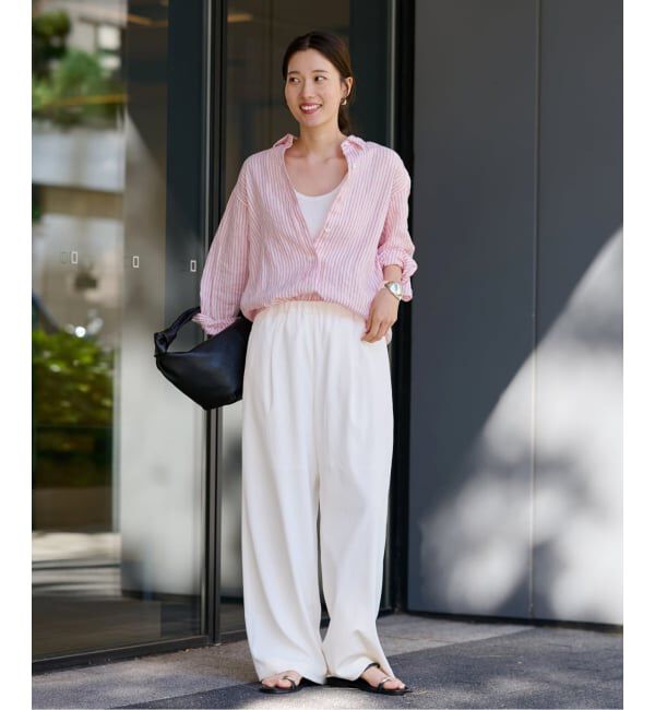 FRAMeWORK「≪追加≫ 手洗い可 / ポリエステルツイルリラックスパンツ 3」|その他|