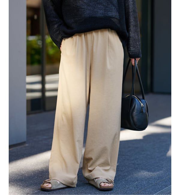 FRAMeWORK「≪追加≫ 手洗い可 / ポリエステルツイルリラックスパンツ 3」|その他|