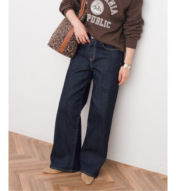 Spick and Span「《追加》RED CARD TOKYO / レッドカード トーキョー 35th Anniv. Wide」|デニム|ネイビー