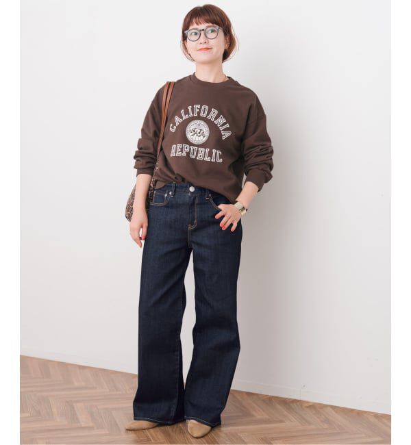 Spick and Span「《追加》RED CARD TOKYO / レッドカード トーキョー 35th Anniv. Wide」|デニム|