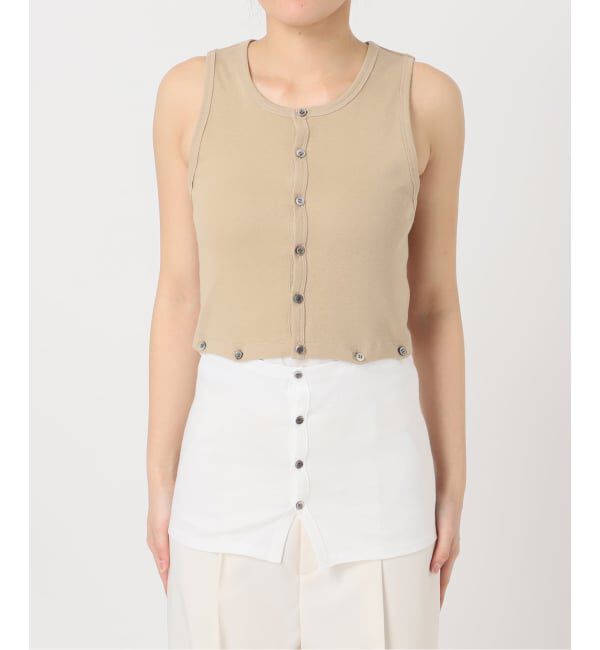 NOBLE「《カラー別注》KAYLE/ケイル HIGH GAUGE RIB DETACHABLE TANK」|タンクトップ|