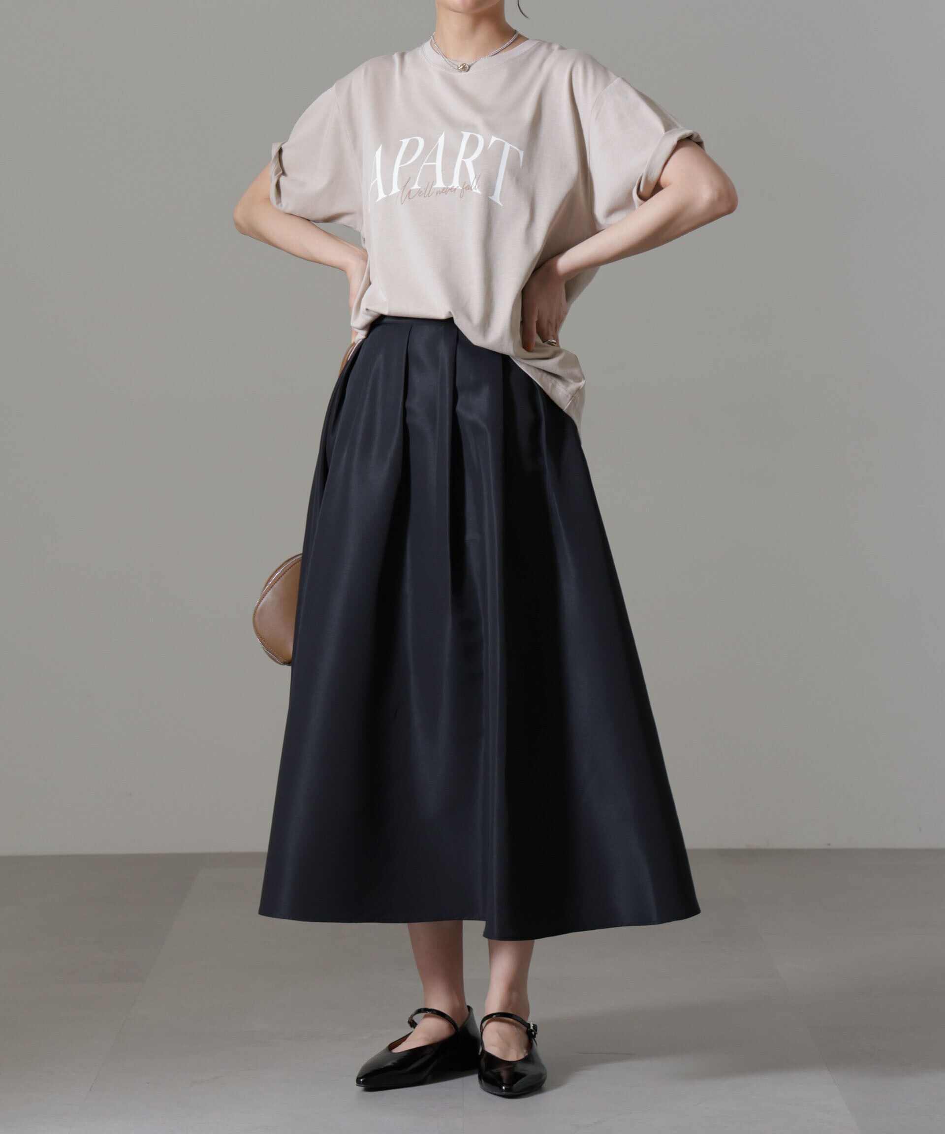 nano･universe「ランダムタックフレアスカート」|スカート|