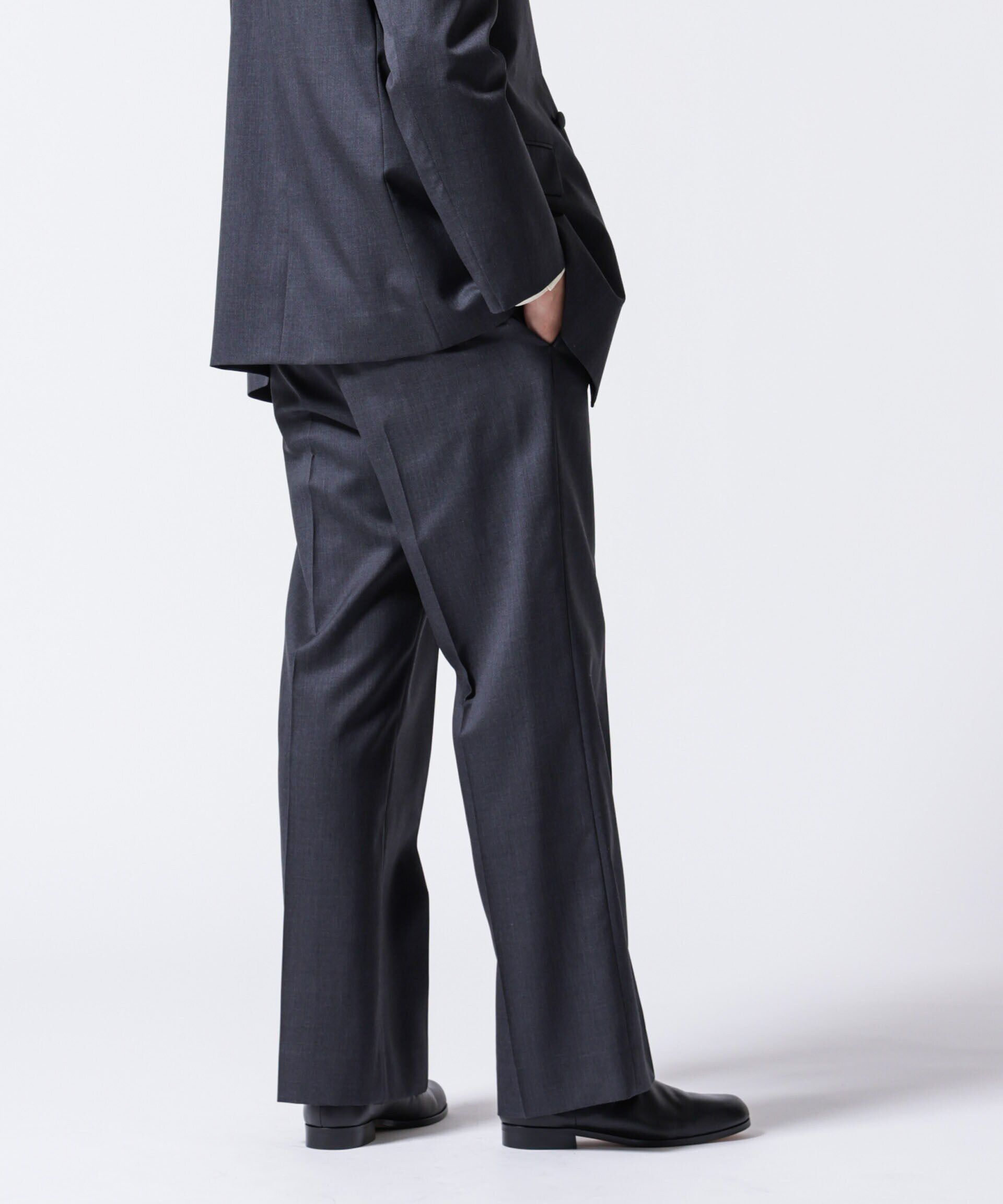 nano･universe「「ASSEMBLANC」クリースワイドパンツ(セットアップ可)」|スーツ|