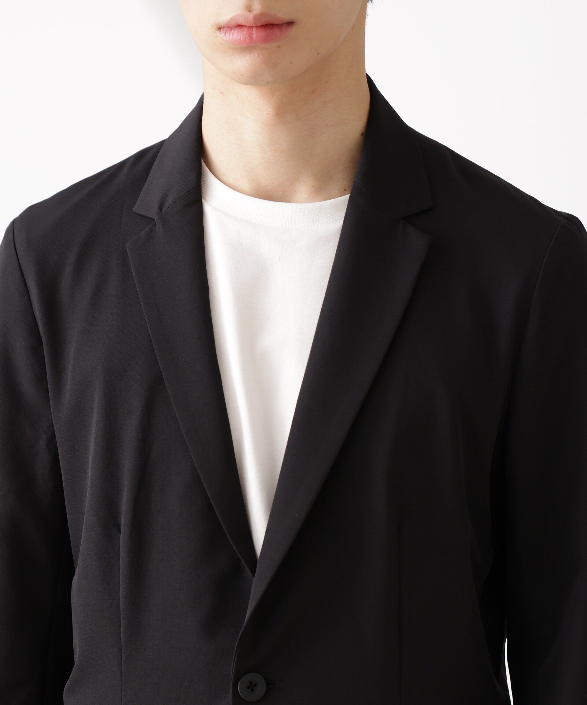nano･universe「ライトウェイトストレッチ ジャケット(セットアップ可)」|テーラードジャケット|