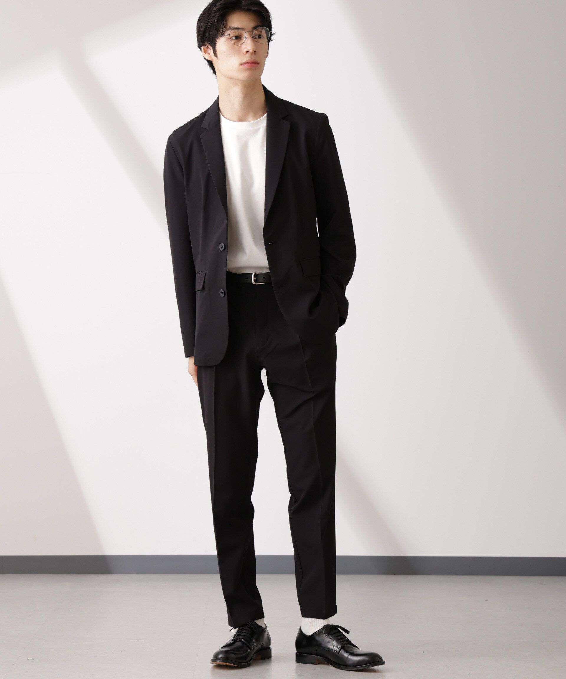 nano･universe「ライトウェイトストレッチ ジャケット(セットアップ可)」|テーラードジャケット|