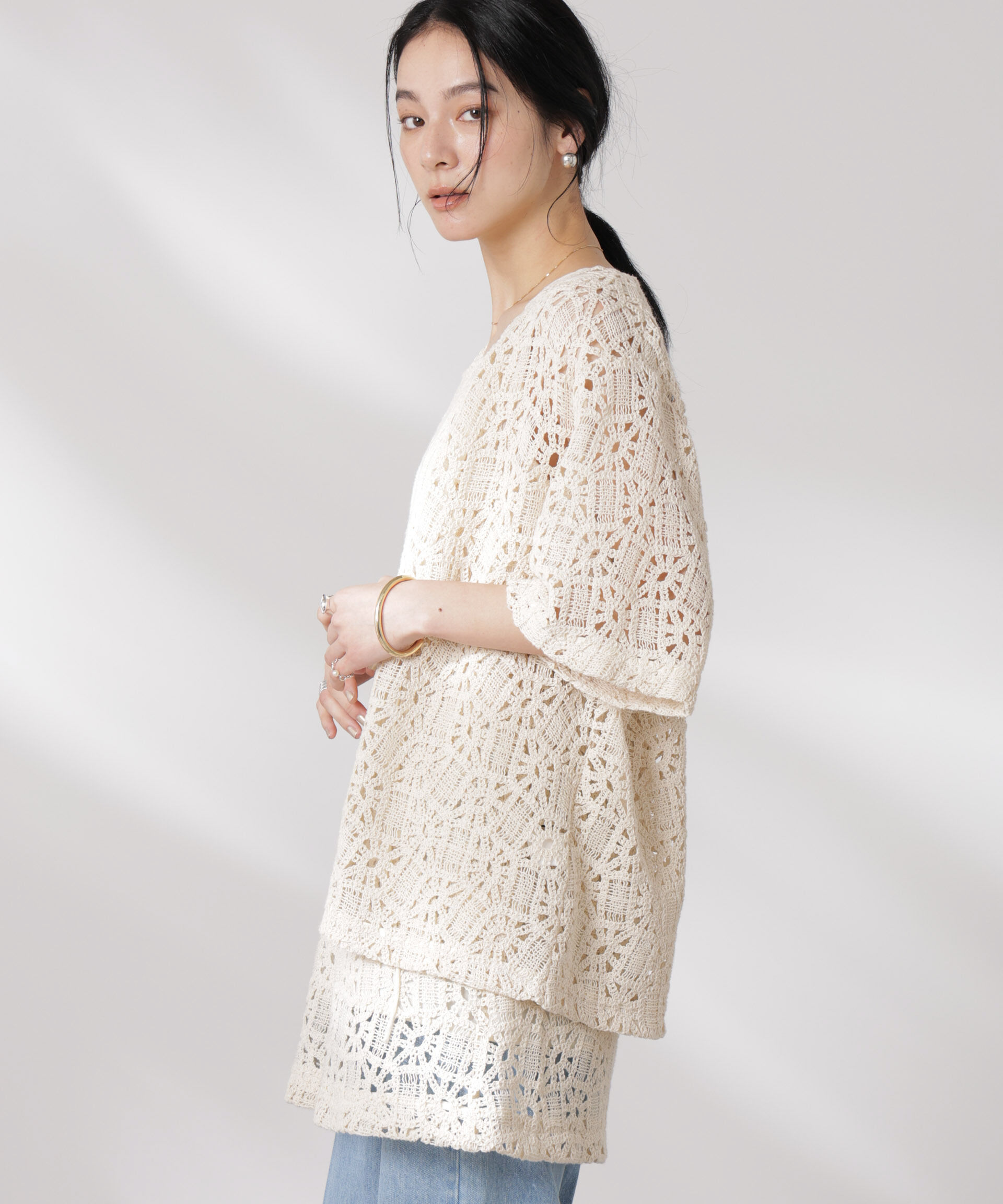 nano･universe「コットンコードレースジャケット（セットアップ可）」|テーラードジャケット|