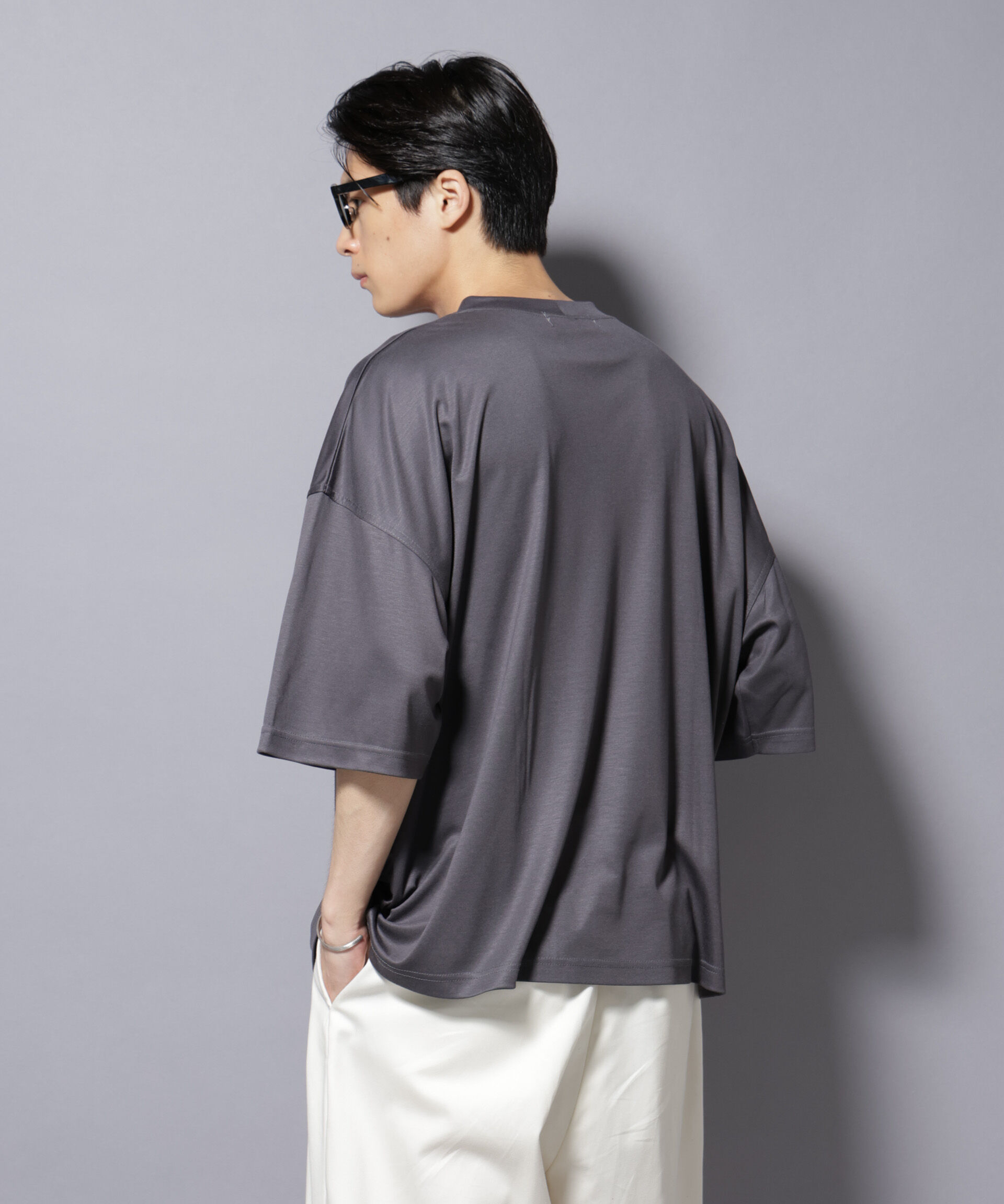 nano･universe「MIYATA&times;NANO JAPAN MADE キュプラ混 Tシャツ」|Tシャツ・カットソー|