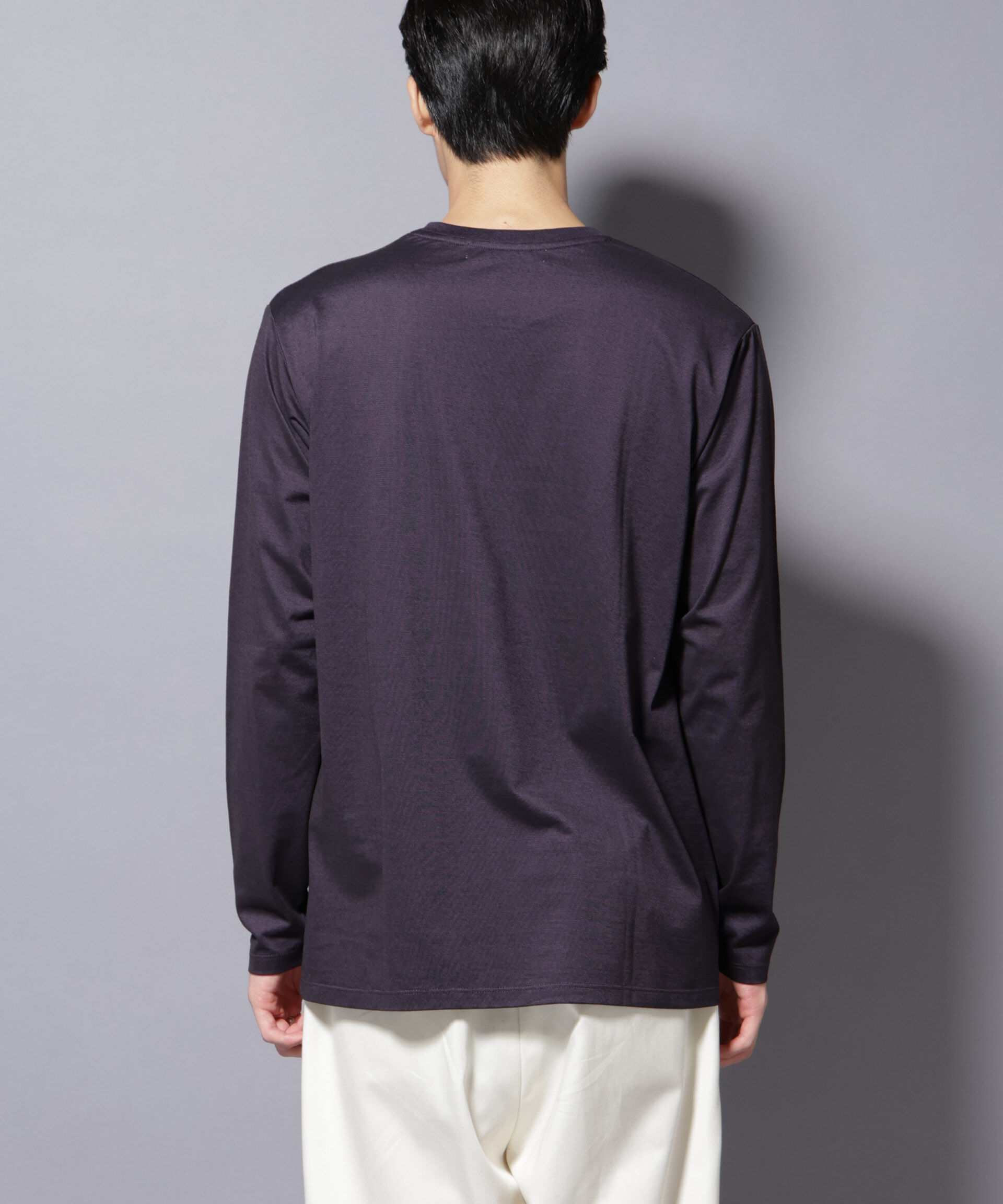 nano･universe「ソラーロライトストレッチヘンリーネックTシャツ 長袖」|Tシャツ・カットソー|