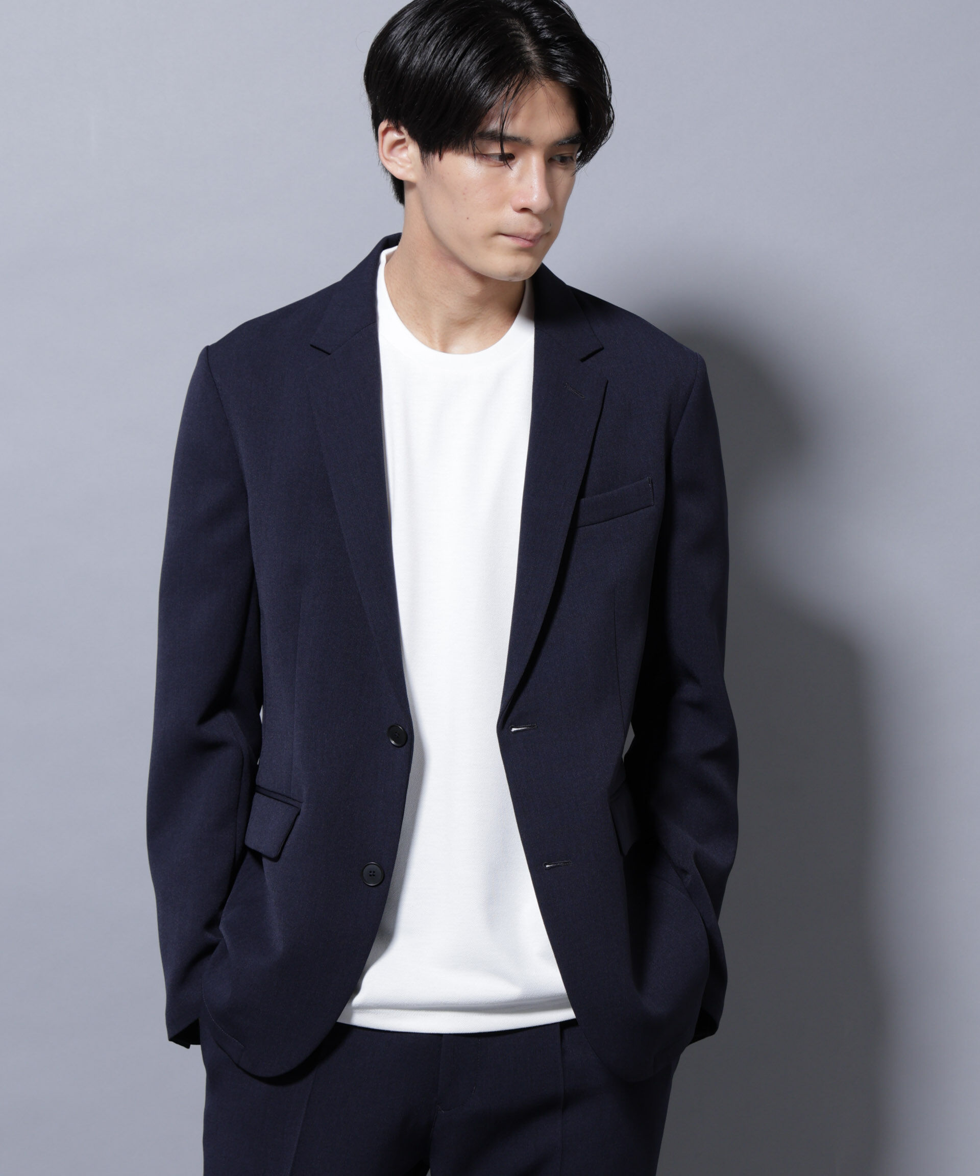 nano･universe「｢Damerino｣ReflaxR ダブルクロスウェザーセットアップ」|スーツ|