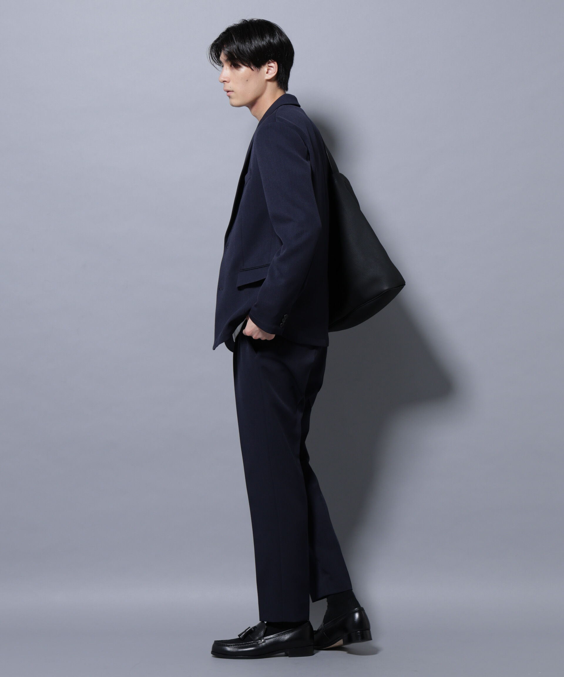 nano･universe「｢Damerino｣ReflaxR ダブルクロスウェザーセットアップ」|スーツ|