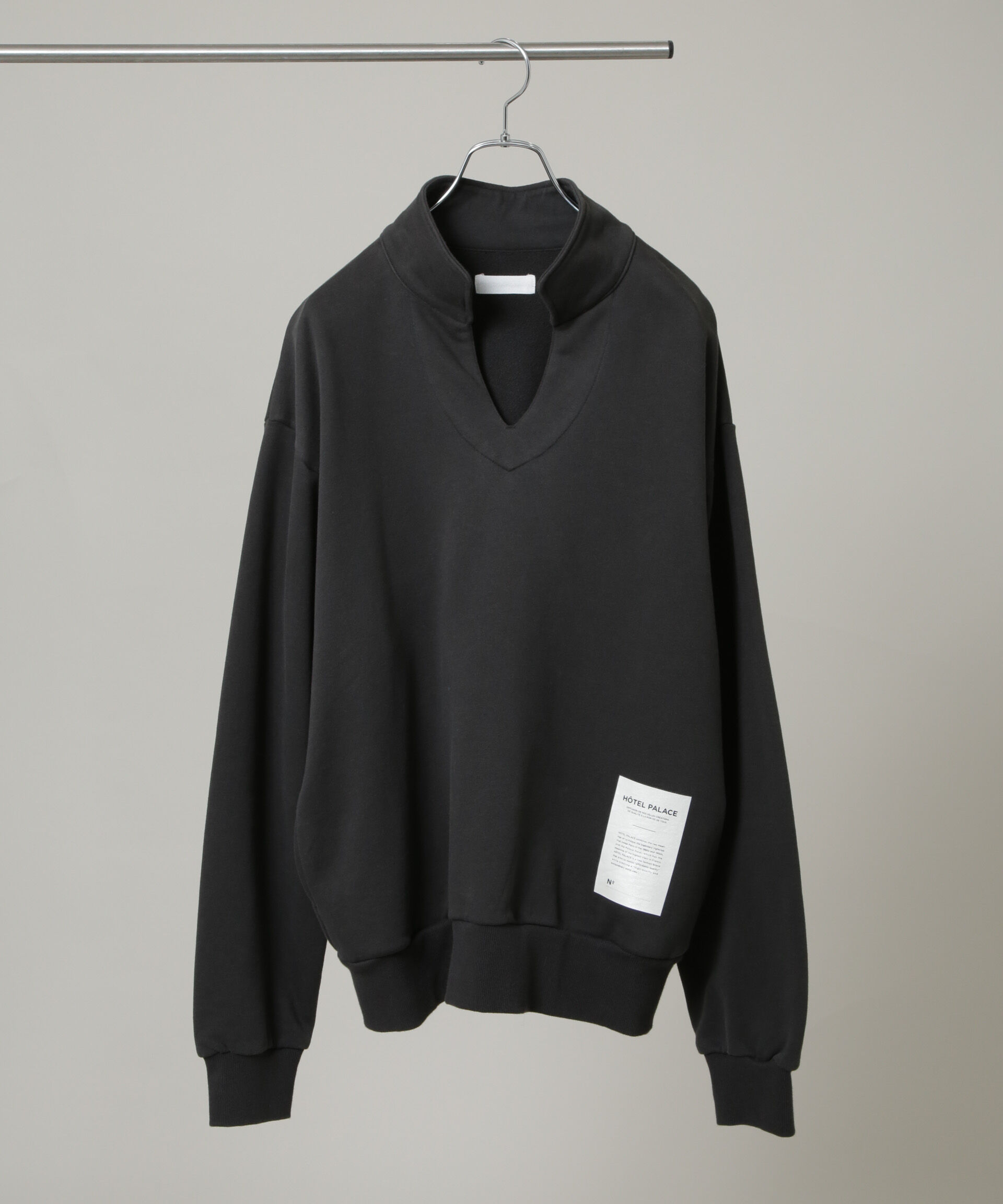 nano･universe「｢HOTEL PALACE｣ スキッパーロゴスウェット」|Tシャツ・カットソー|