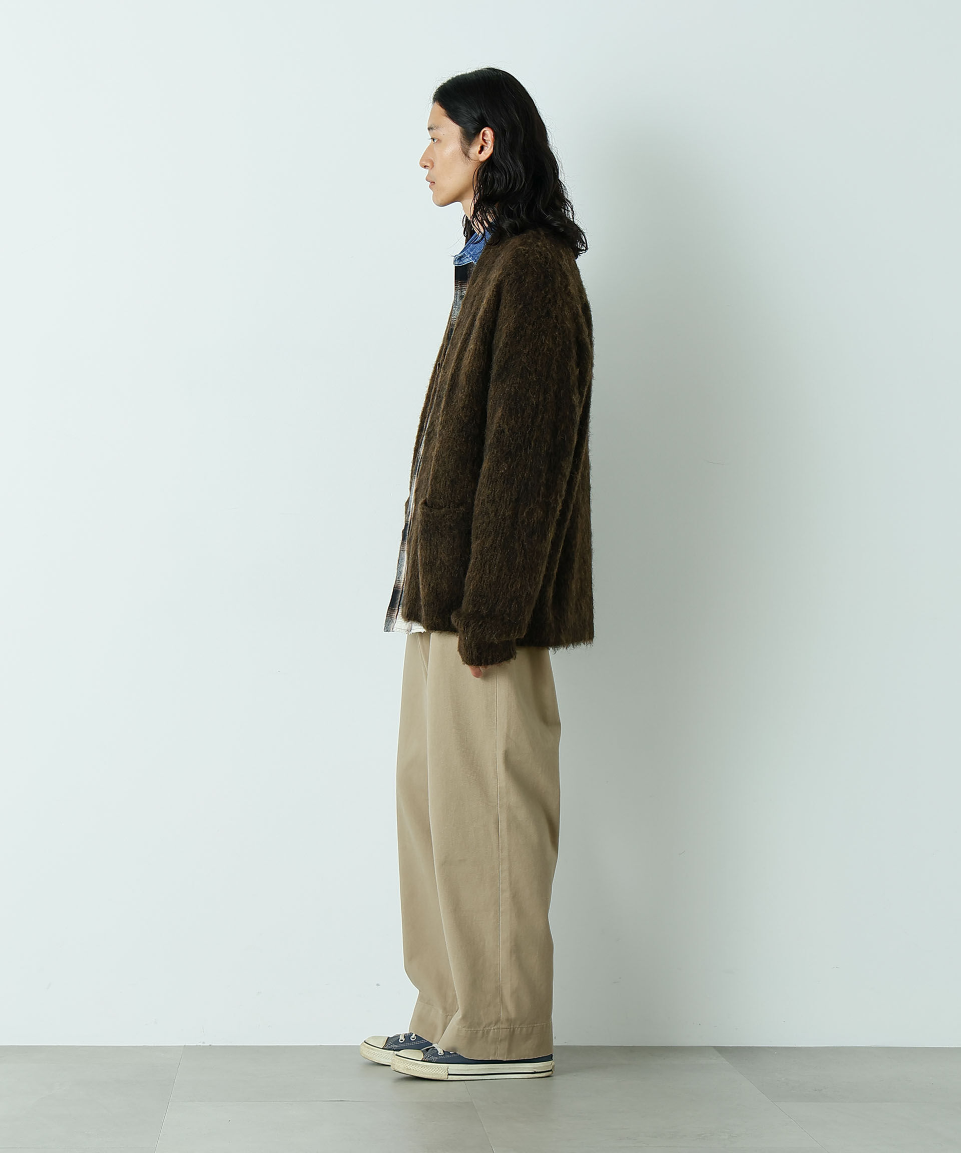 nano･universe「｢HOTEL PALACE｣ ワイドストレートチノパンツ」|チノ|