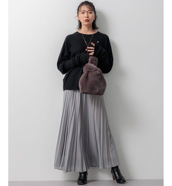 23区「【洗える】ピュアカシミヤ アームウォーマー」|手袋|