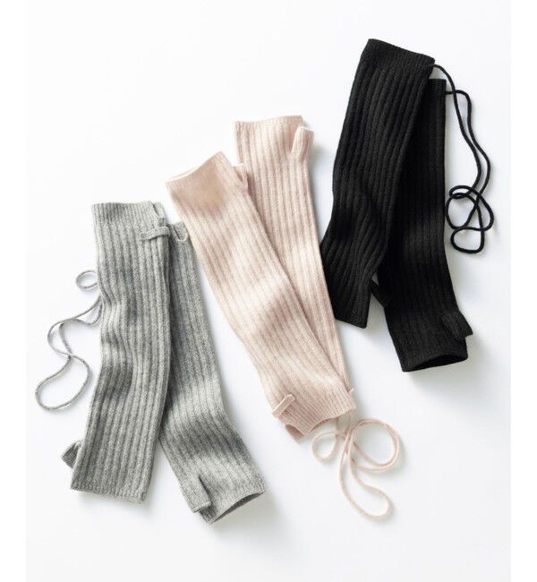 23区「【洗える】ピュアカシミヤ アームウォーマー」|手袋|