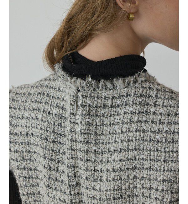 GRACE CONTINENTAL「ツイードタイトワンピース」|ワンピース|