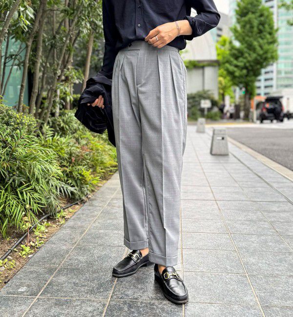 WORK ABOUT「NSN アジャスター付2タックスラックス 25SS」|スラックス|