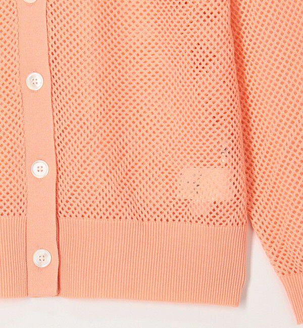 NOLLEY'S「《手洗い可能》メッシュ長袖Vネックカーディガン」|カーディガン|