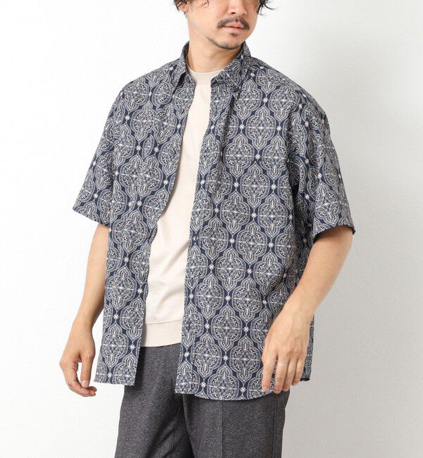 NOLLEY'S goodman「【DotAir】吸水速乾 総柄BDシャツ 25SS」|シャツ・ブラウス|