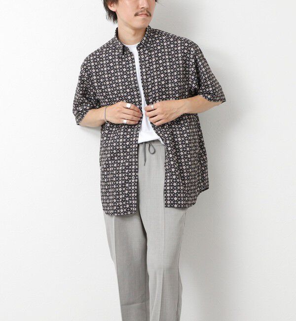 NOLLEY'S goodman「【DotAir】吸水速乾 総柄BDシャツ 25SS」|シャツ・ブラウス|