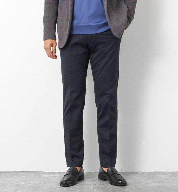 NOLLEY'S goodman「《ビジカジ対応》ハイゲージ 撚り杢 ツイルスリムフィット 25AW」|チノ|