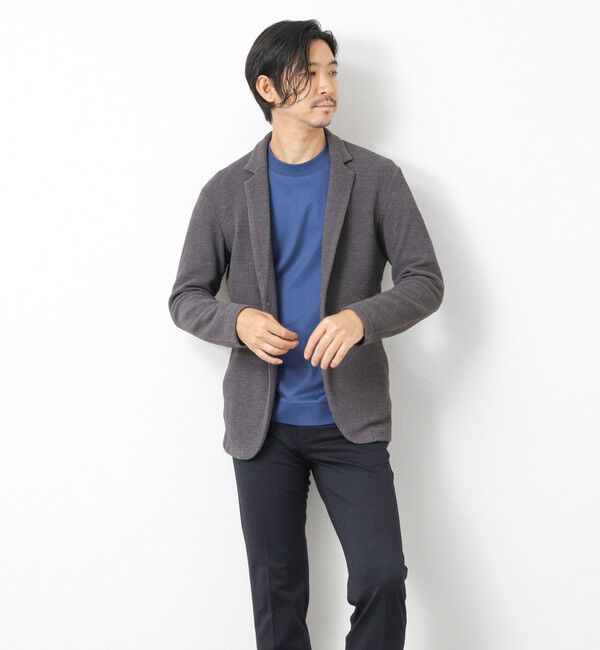 NOLLEY'S goodman「《ビジカジ対応》ハイゲージ 撚り杢 ツイルスリムフィット 25AW」|チノ|