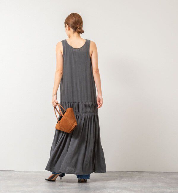 Rie Miller「顔料染マキシ丈ワンピース」|ワンピース|