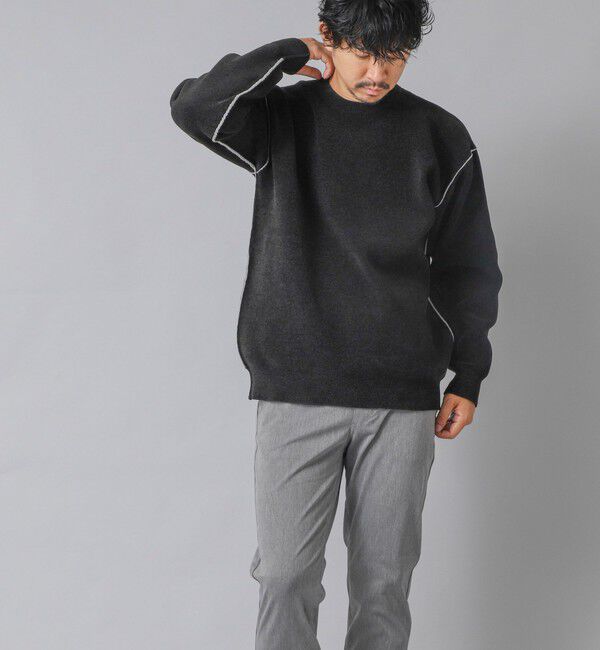 NOLLEY'S goodman「【ACTIVE SECT】《限定展開》Wフェイスモールクルーネック 25AW」|ニット・セーター|