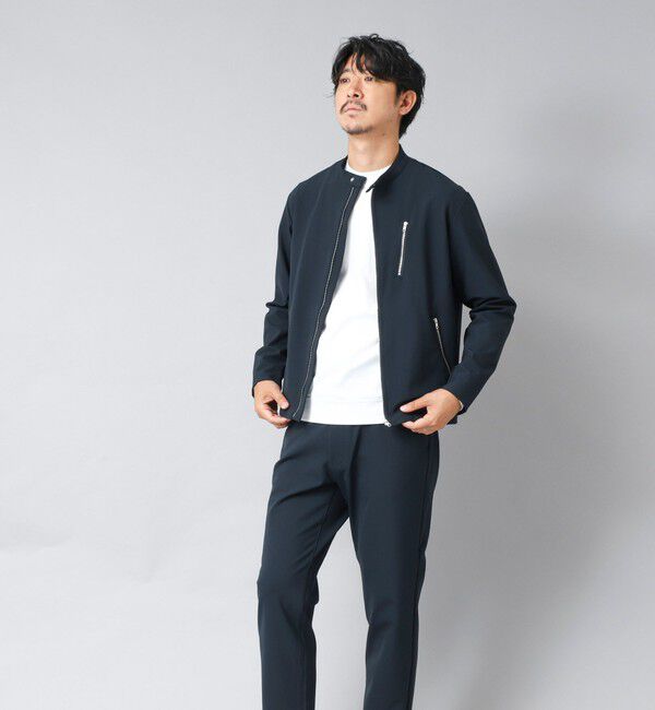 NOLLEY'S goodman「【ACTIVE SECT】《限定展開》ハイストレッチシングルライダース 25AW」|ブルゾン・スタジャン|